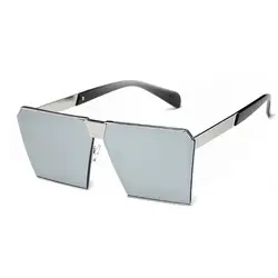 Большой кадр градиентные оттенки негабаритных Солнцезащитные квадратные Винтаж Для женщин модные солнцезащитные очки Óculos де Sol UV400