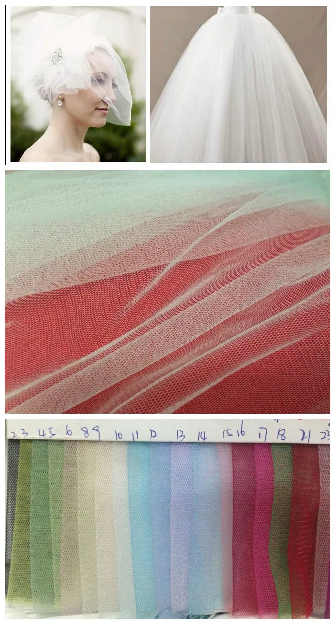 

79colors wedding bridal dress fabric cloth veil tail ball gown TUTU skirt soft light mesh fabric ,160cm 63in width,10yards/lot