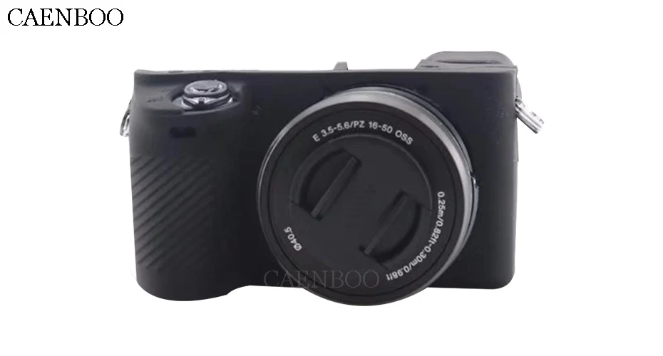 CAENBOO сумка для камеры Мягкий силиконовый резиновый защитный чехол для корпуса камеры чехол для Sony A6300 Universal универсальный 16-70 мм/50 мм