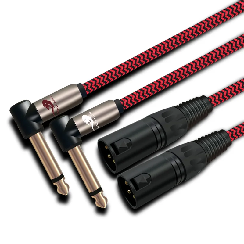 Dual XLR to Dual 1/4\