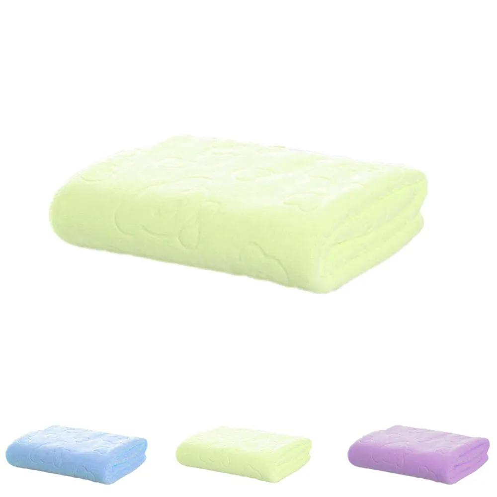 Quick drying towels bathroom Absorbent Cartoon Bear Microfiber Bath