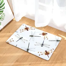 CAMMITEVER насекомое Стрекоза бабочка нескользящий коврик фойе коврик для ног домашний коврик кухонный дверной коврик модные Коврики для спальни