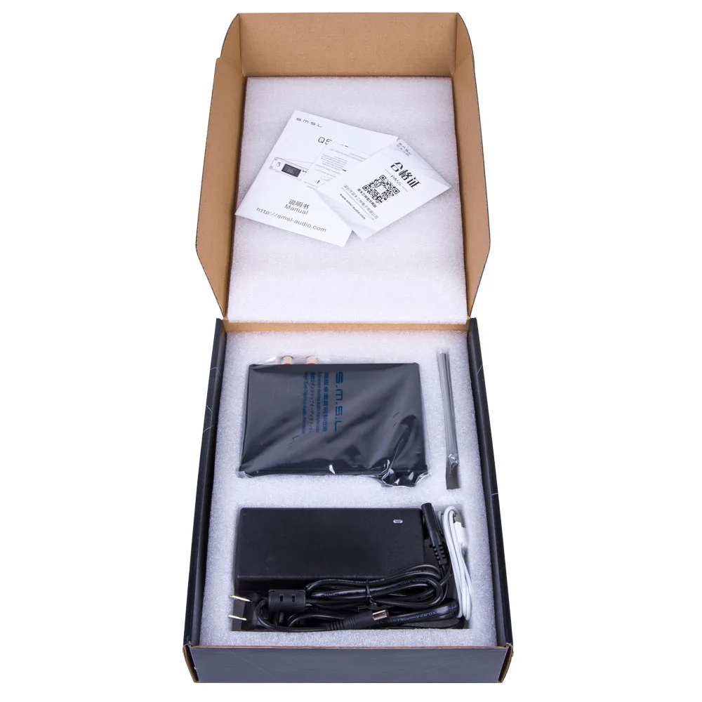 2017 SMSL Q5 Pro AMP HiFi 2.0 Pure Digital Home Audio Amplifiers Input Optical/Coaxial/USB/ Power 45W*2 Remote Control Silver