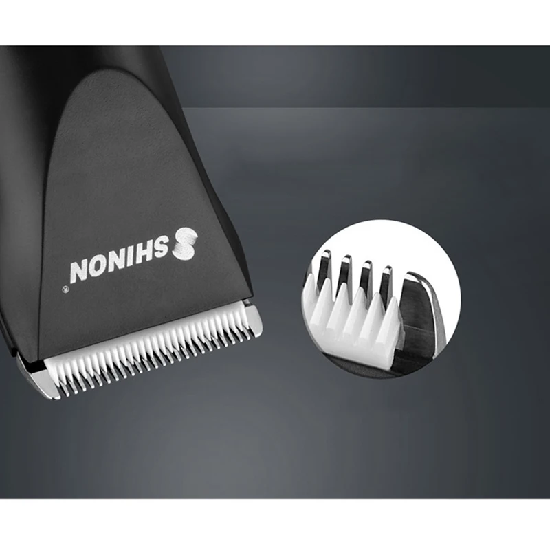 Shinon беспроводной и Перезаряжаемый триммер для стрижки волос набор для стрижки бороды Набор для стрижки волос Eu Plug