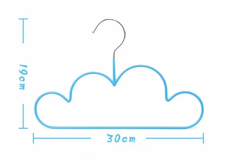 Нескользящая Милая вешалка для облаков для детей, Новая креативная домашняя уличная вешалка, красочная вешалка с резиновым покрытием(20 шт./лот