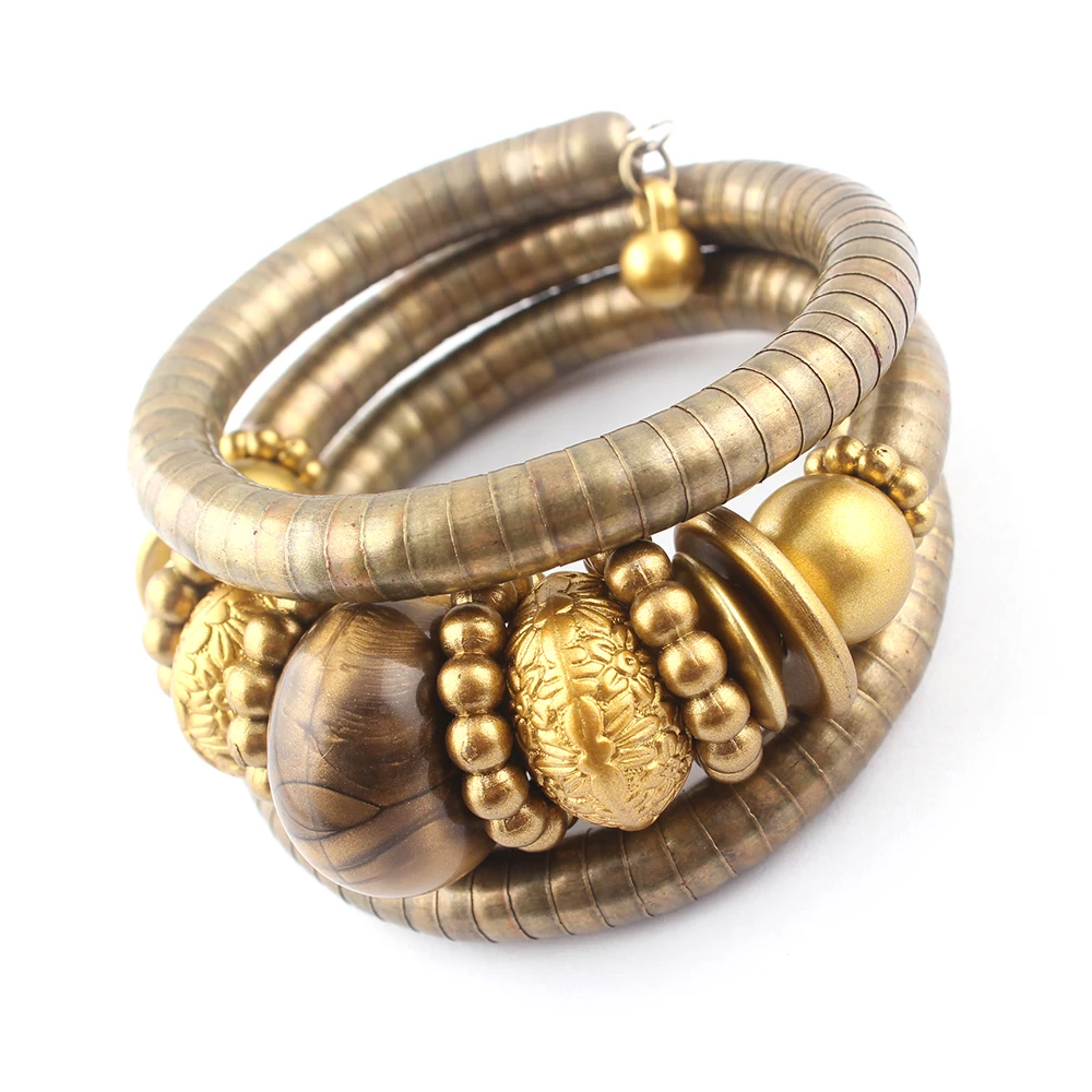 LUBINGSHINE тибетская змея браслет Винтаж индийские ювелирные изделия ручной работы медные бусины браслеты подарок Pulsera для женщин Женский JJAL B756