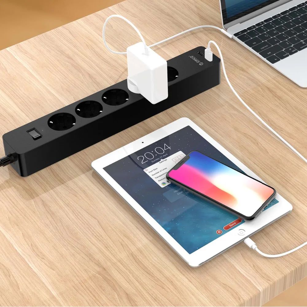 ORICO GPC электрическая розетка умная с 2 usb портами Интеллектуальный адаптер гнезда