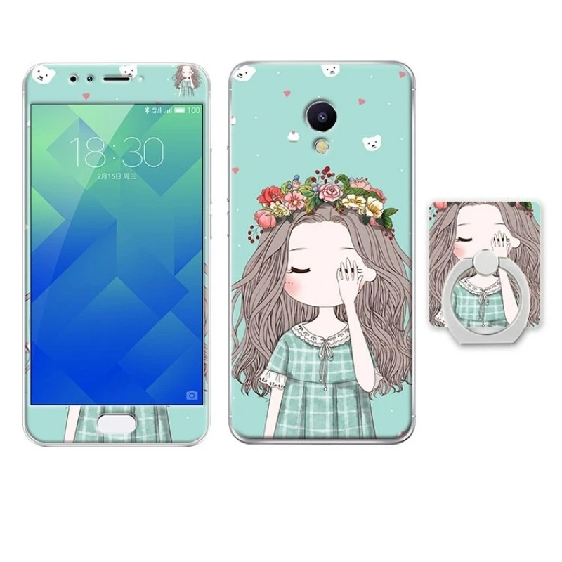 Meizu M5s case cover glass screen protector  (15)