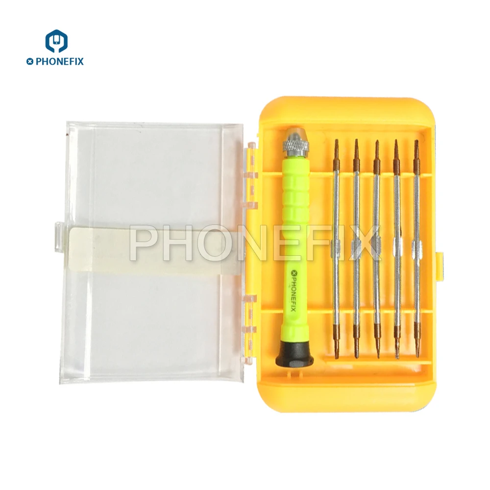

PHONEFIX 11pcs Precision Screwdriver Set Double-end Screwdriver Kit for iPhone Repair for Samsung Repair Mobile Opening Tools