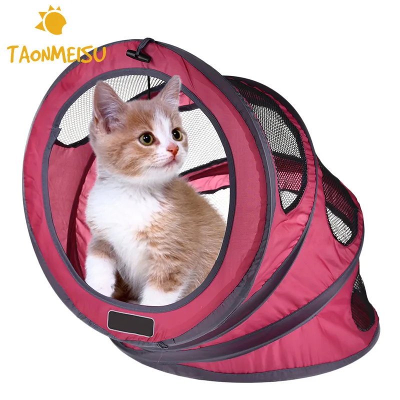 Breathable Spiral Funny Cat Kitten Pet Play Tents Tunnel Playground Toys Outdoor Foldable Cat Tunnel Foldable Toys for Cat