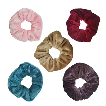 

5PCS Velvet Elastic Hair Band Ring Rope Women Girls Hair Accessories 2U81024