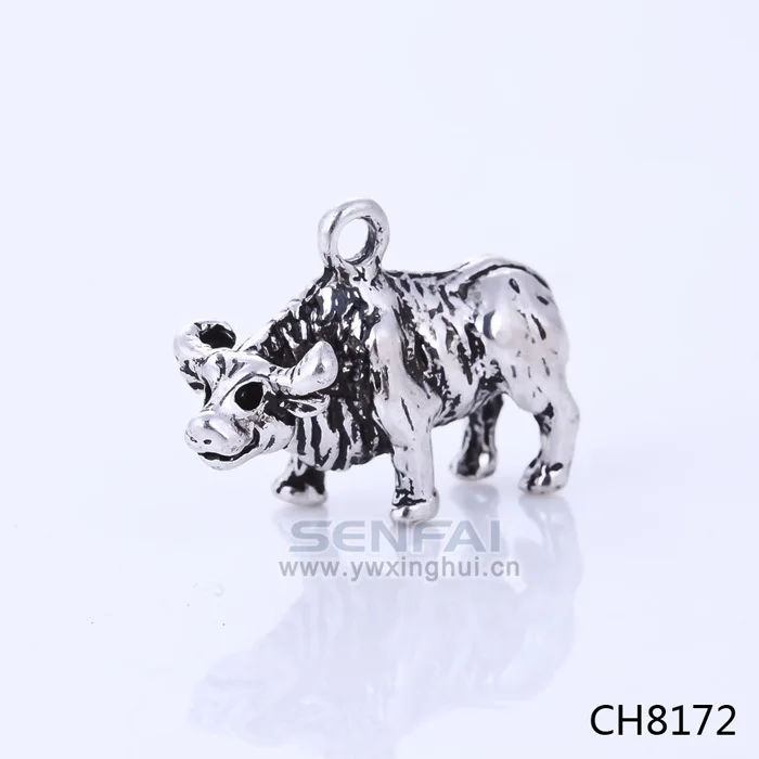 

Тибетские Серебряные Подвески бык модные 3D Животные металлические подвески тибетские серебряные подвески оптом Подвески для изготовления ювелирных изделий