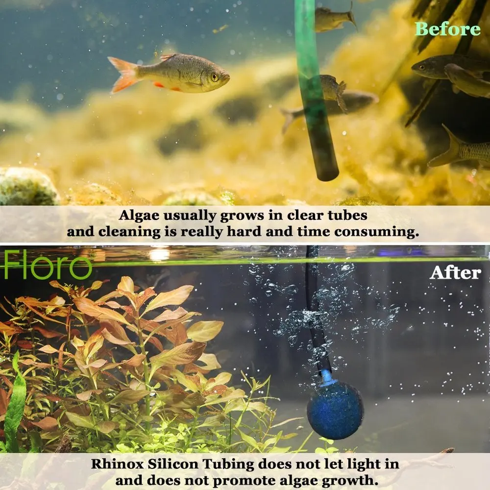 NCFAQUA 4*6 мм Кислород воздушный шланг насоса для пузырь камень Aquario Fish Tank насос пруд