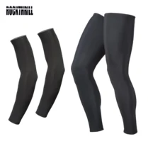 Rockthrill Men Women UV Protection MTB Bike Bicycle Cycling Arm Warmers And Leg Warmers Sports Running Sun Arm Sleeves Leggings
