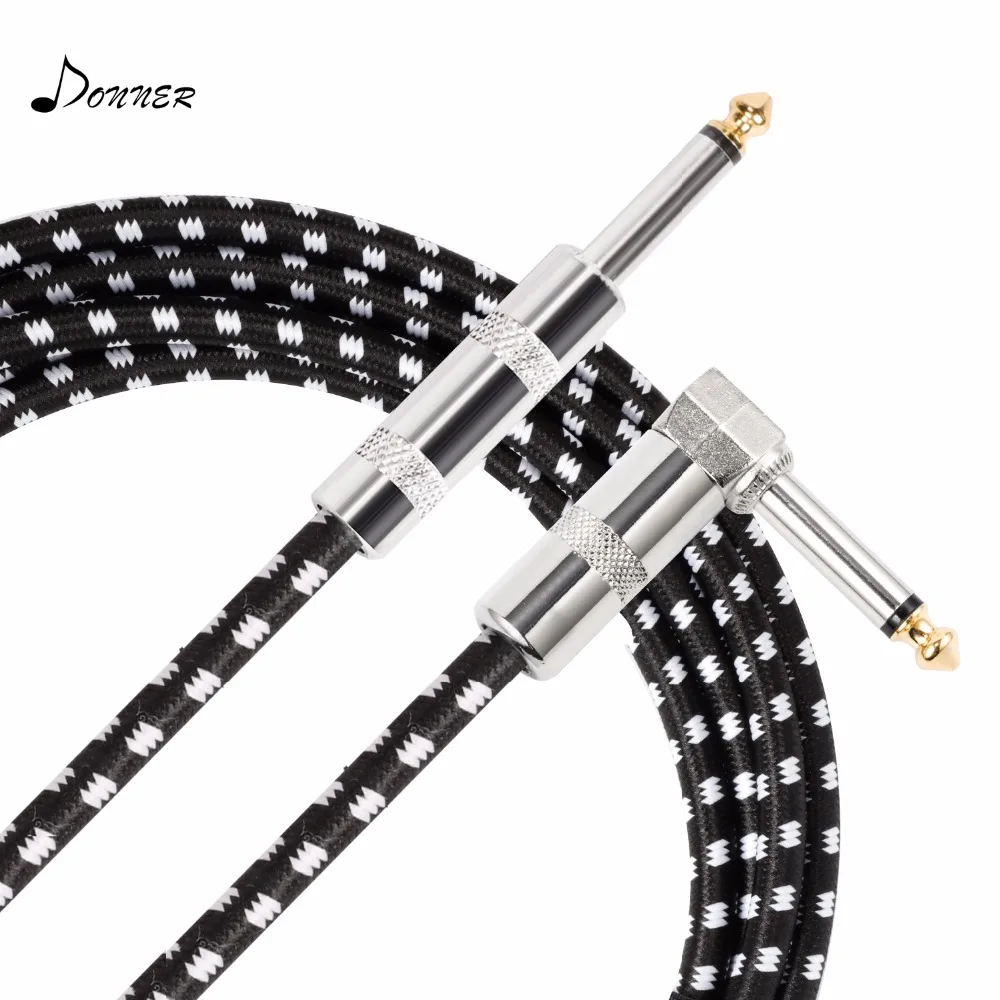 Donner Guitar Cable 10 ft, Premium Electric Instrument Bass Cable AMP