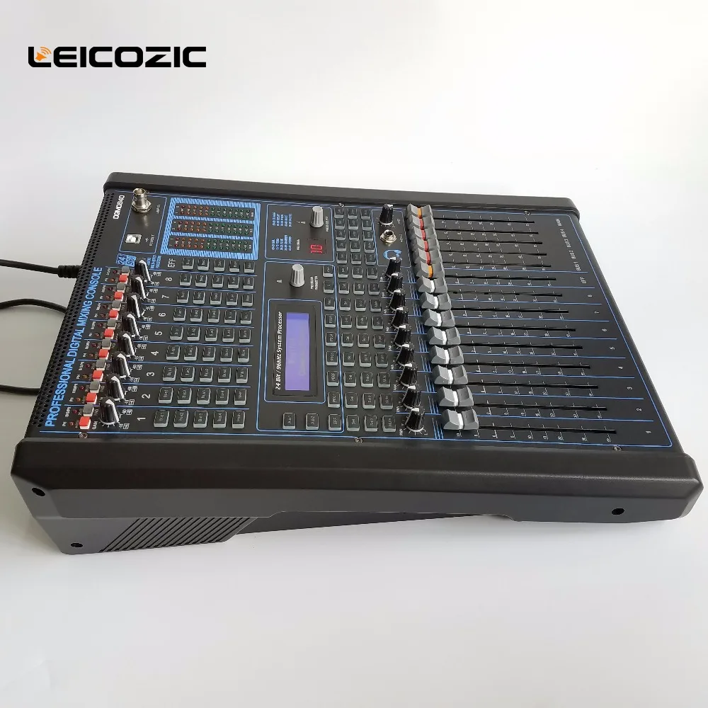 Leicozic Профессиональный цифровой миксер DGM840 8 канальный миксер|mixer rack|mixer audio digitalmixer