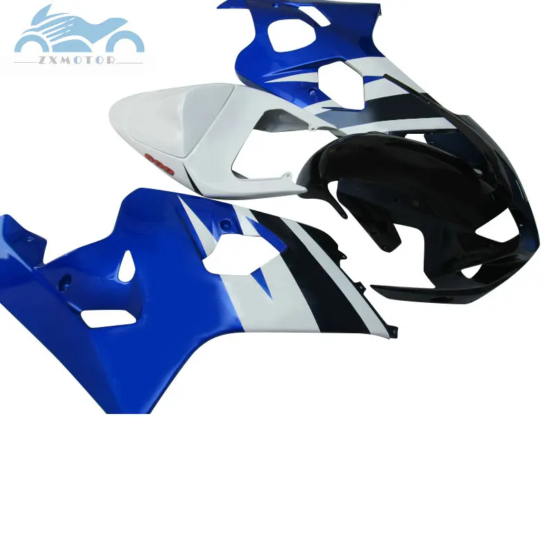 Запчасти мотоцикл комплект обтекателей для SUZUKI 2004 2005 GSXR600 750 Гонки Обтекатели комплект 04 05 GSXR750 GSX R600 K4 синий кузов