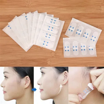

42pcs Lift Chin Medical Tape Makeup Face Lift Tools V Shape Face Labe Lift Sticker Thin Face Stick Artifact Invisible Sticker