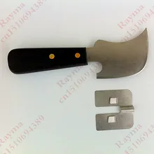 Сварного Шва Руководство Полумесяца лопата нож Обрезки ножом для виниловых напольных сварки четверть луны полумесяца виниловый пол обрезки ножом
