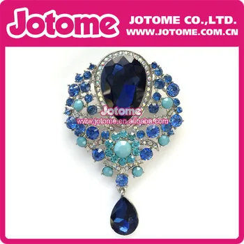 

Graceful Rhinestone Tear Drop Brooch Pin Jewelry