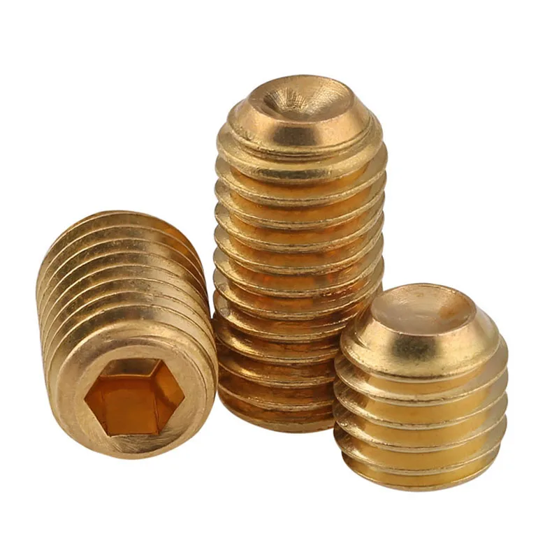 M8*8/10/12/16/20mm GB80 Brass Machine Screws, Standard Copper Headless