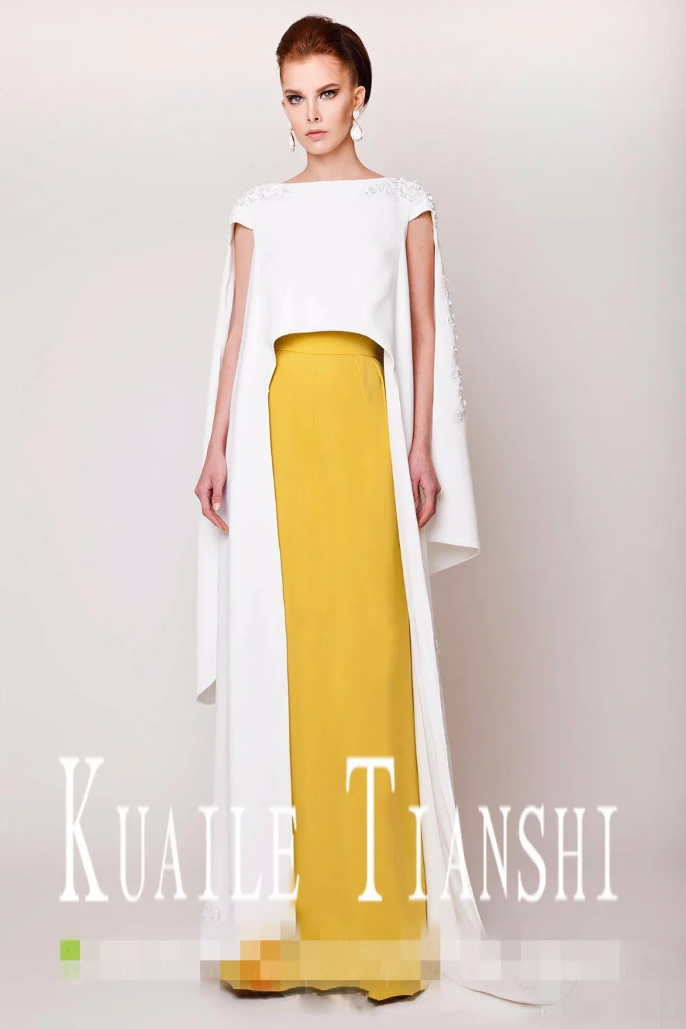 robe de soiree courte font b hijab b font evening party 2017 michael korns appliques vestido