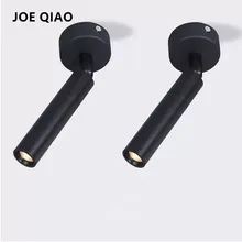 Америка Стиль Черный цвет алюминий поверхностного светодио дный монтажа LED подпушка огни поворотный 5 Вт Спорт Свет для дом бар