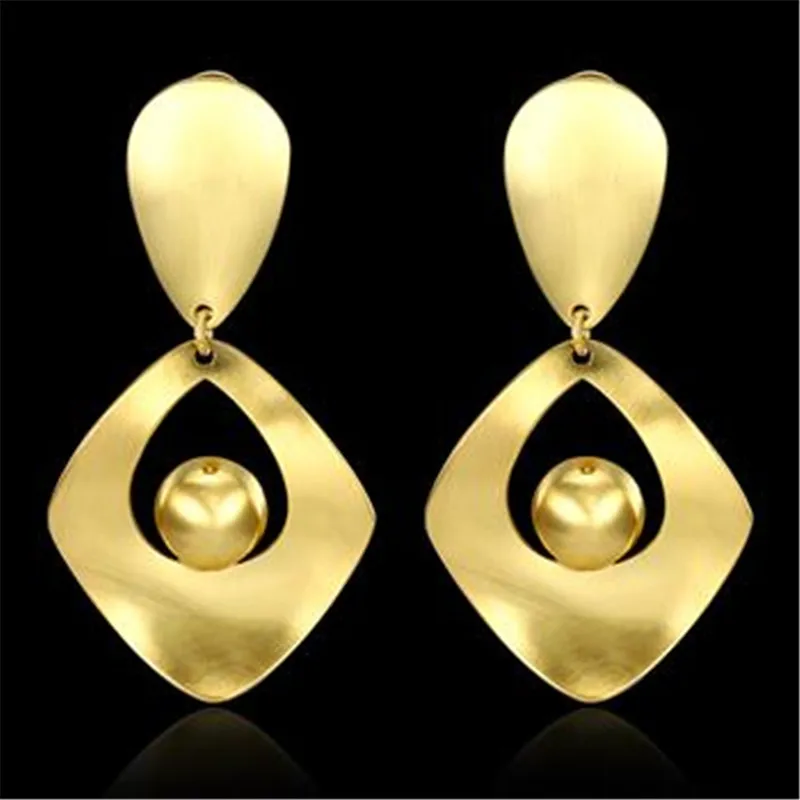 

Wholesale Luxury Champagne Gold Filled Drop Earrings Wire Bead Ball Female Wedding Party Gift Jewelry
