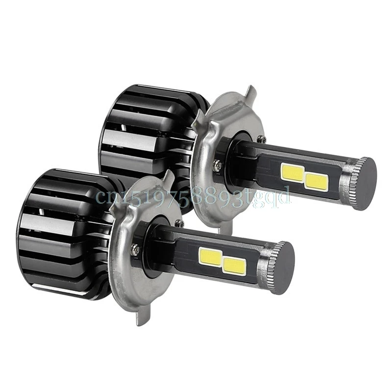 1 пара H4 9003 HB2 120 W 10000LM светодиодный фар комплект Hi/короче спереди и длиннее сзади) луч лампы 6000 K