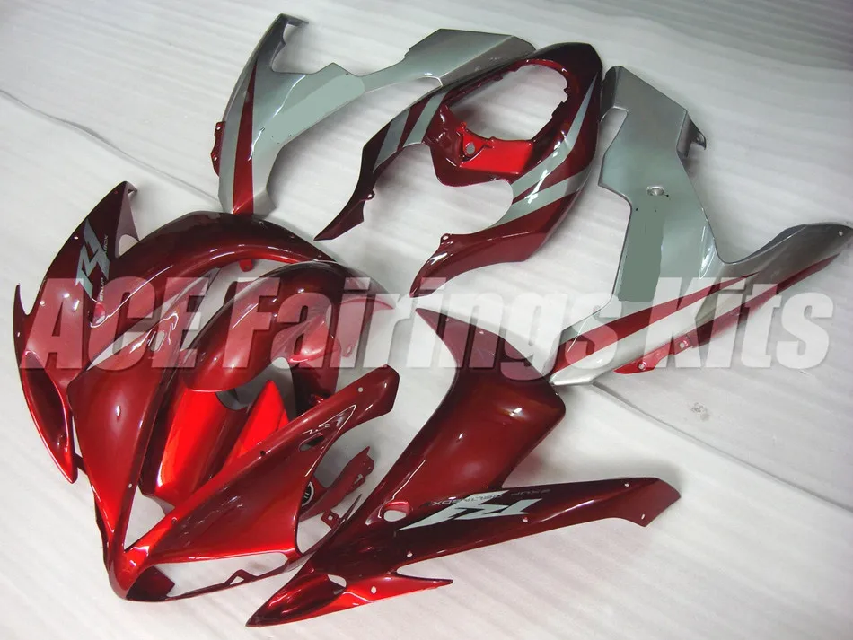 

New Injection mold Fairing kit fit for YAMAHA YZFR1 04 05 06 YZF R1 2004 2005 2006 YZF1000 ABS Fairings set Custom red