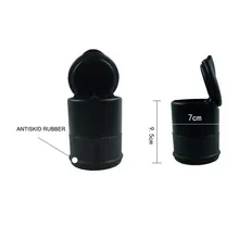 2 шт. портативный универсальный черный автомобиль грузовик сигарета пепельница подставка держатель съемный Авто Стайлинг автомобильные аксессуары кемпинг