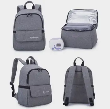 

Breast Milk Storage for Baby Food Multifunction Insulated Cooler Bag Fresh-keeping Waterproof Large Diaper Bag