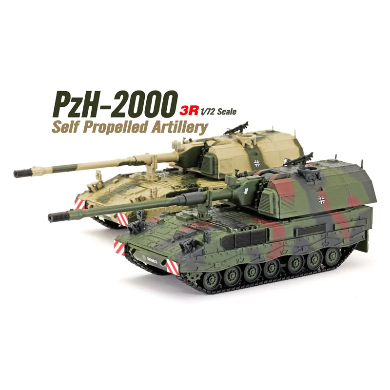 Panzerkampf 1/72 Scale PzH-2000 Self Propelled Artillery Diecast Metal Tank Model Toy for Collection,Gift,Kids