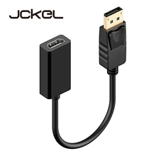 JCKEL Active DP Displayport Male to HDMI 1.4 Female Adapter Cable 1080P Display Port Cord Converter Switcher for HP DELL Macbook JCKEL Active DP Displayport Male to HDMI 1.4 Female Adapter Cable 1080P Display Port Cord Converter Switcher for HP DELL Macbook