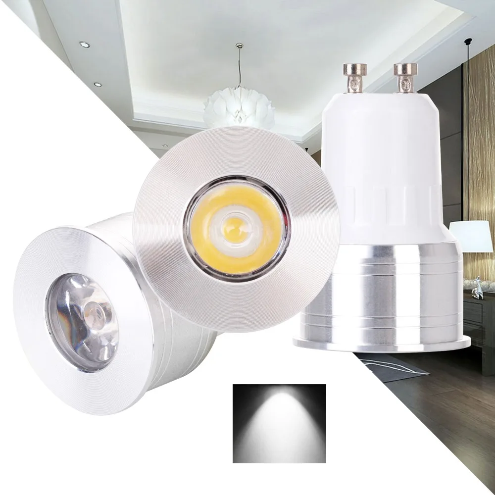 10 шт./лот Светодиодная лампа GU10 3 Вт AC85 265V 110В 220В светодиодные лампочки COB 15
