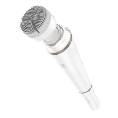 

New hots 3-in-1 Electric Sonic Vibration Ionic Facial Cleansing System Medical Grade Waterproof Beauty Tool