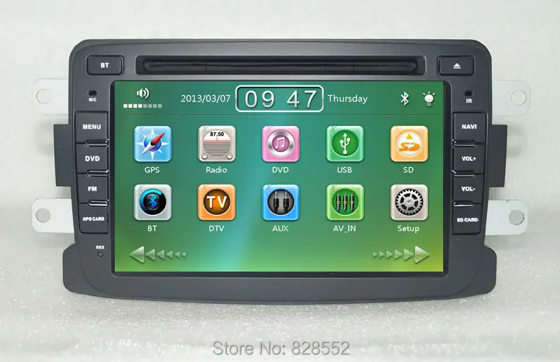 Бесплатная доставка автомобильный DVD плеер для Renault Duster с русским языком GPS