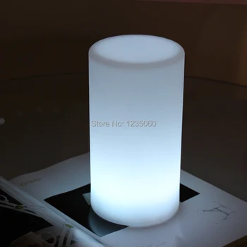 

Christmas wonderful H15cm LED Tower Pillar small Cylinder Floor lamp outdoor round column lights of outdoor landscape lighting