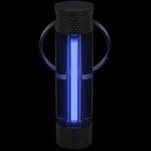 Тритий кольцо для ключей кристально чистый ночной Тритий светящаяся цепь для ключей брелок ночной автоматический светильник светящаяся люминесцентная трубка