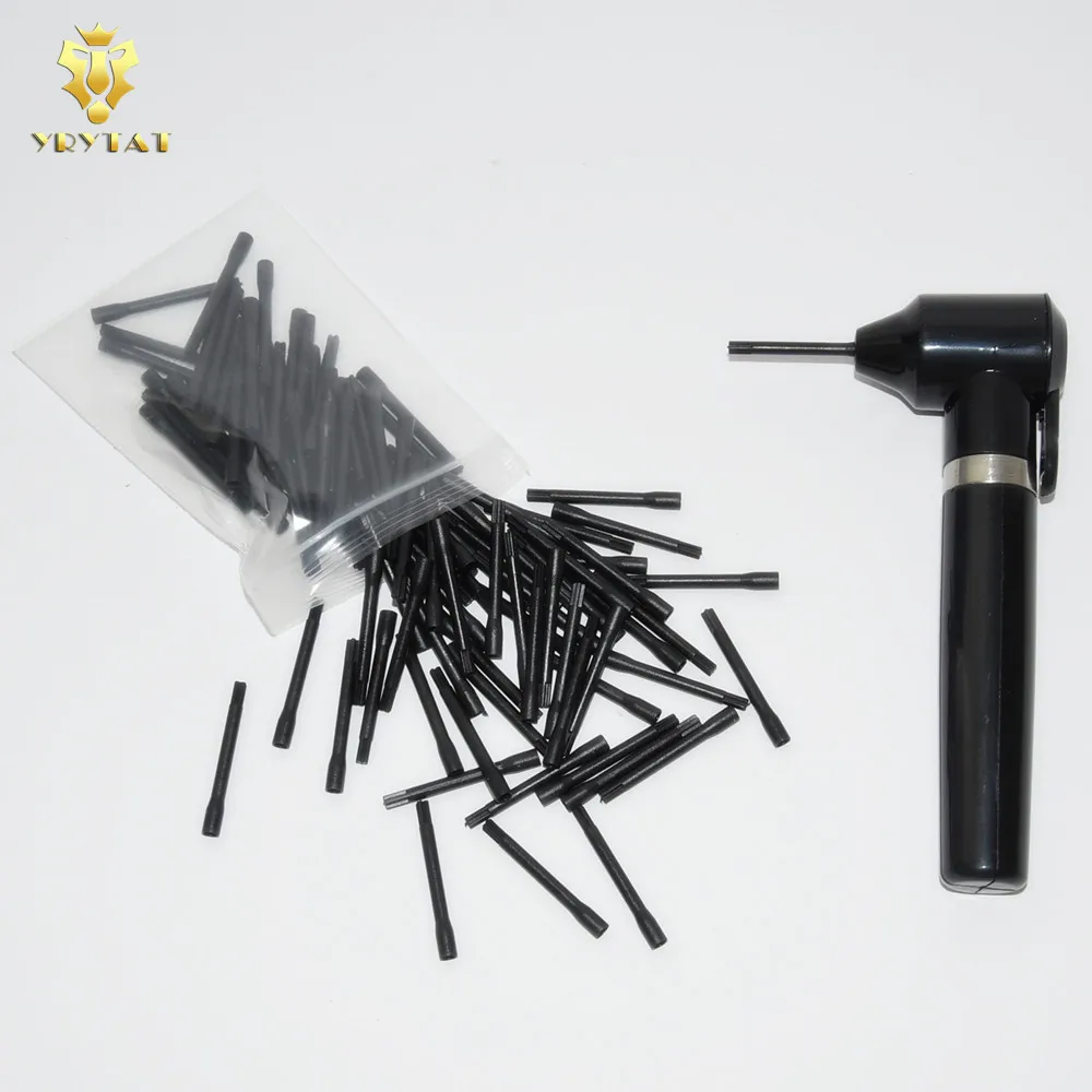 Tattoo Ink Mixer - Plastic Pigment Mixer With 5pcs Sticks 2Colors Color Blanc