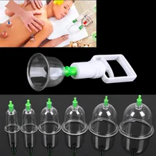 12 pc/Set Medical Vacuum Cupping with Suction Pump Suction Therapy Device Set herapy Kit body relaxation healthy Massage set