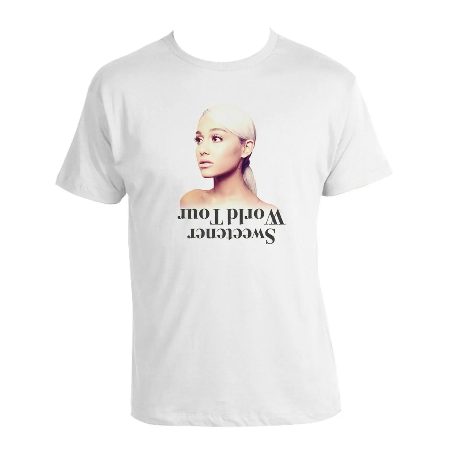 Футболка Ariana Grande 2019 с подсластителем 100% хлопковая унисекс крутая облегающая