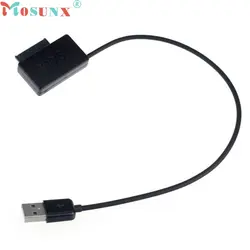 Ecosin2 Mosunx кабель ноутбука USB 2,0 до 7 + 6 13Pin Slimline SATA DVD CD Привод кабель оптический привод 17mar22