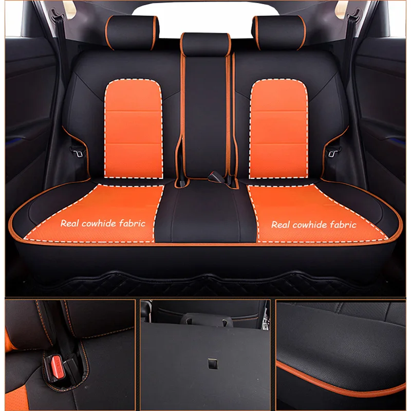 Чехлы для автомобильных сидений из воловьей кожи Volkswagen vw volante up fox beetle bora gol polo