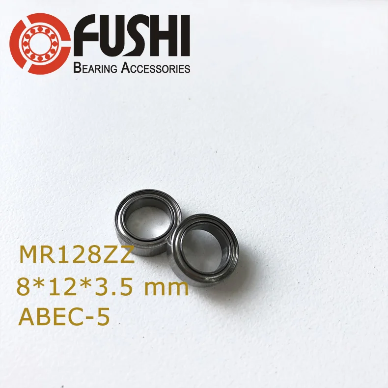 

MR128ZZ Bearing ABEC-5 ( 10 PCS ) 8*12*3.5 mm Miniature MR128-2Z Ball Bearings MR128 ZZ