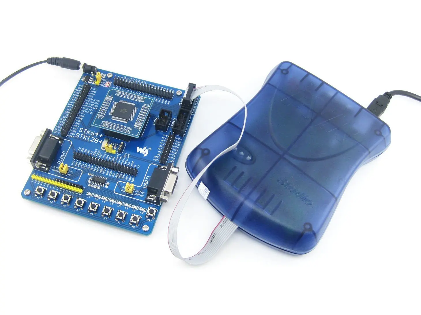 AVR ATmega128 ATmega128A AU макетная плата Starter Kit Full I/Os = Waveshare STK128 + стандартная Бесплатная