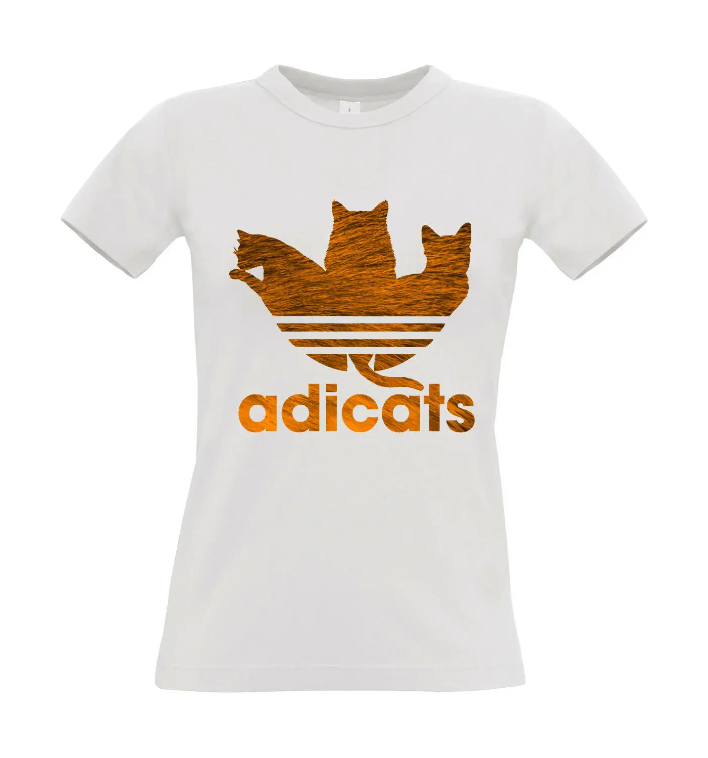 Футболка donna BIANCO ADICATS GATTO классная Повседневная футболка для мужчин унисекс новая