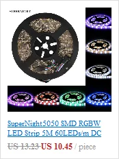 SuperNight 5050 SMD RGB Светодиодные ленты 5 м 60 светодиодный s/М DC 12 V ленточный светильник IP65/Non Водонепроницаемый Светодиодная лента для дома