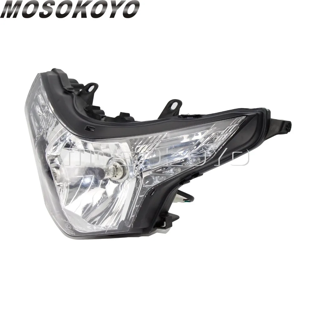 Для Honda CBR250R 2008-2013 EMARK головной светильник H4 12 в 60/55 Вт передний светильник 18 шт. боковой Светодиодный дневной ходовой светильник Hi/Lo луч фара