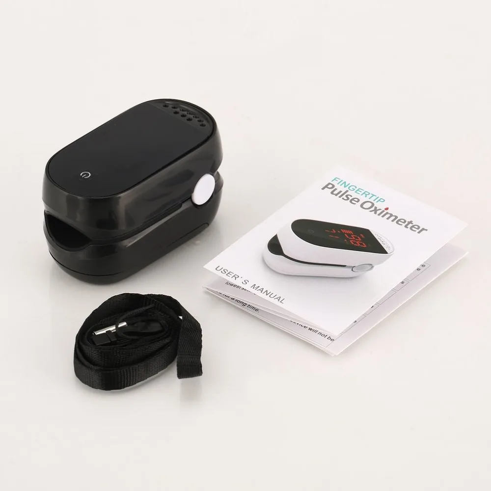 

Digital LED Mini Fingertip Pulse Oximeter Blood Oxygen Saturation Monitor Finger SpO2 De Dedo Heart Rate Care Health Household